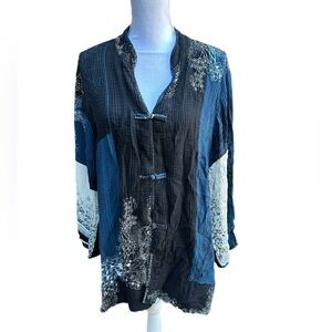 Citron of Santa Monica Silk Kimono Cardigan Size 2X
